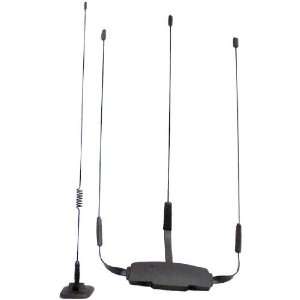    Pyle PLVWAN2 Amplified 4 Way Mobile TV Antenna Electronics