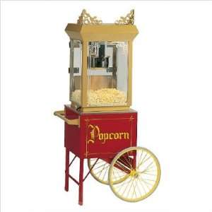   Bass ANTIQ POPCRN W/ CRT Antique Popcorn Machine w/ Cart Toys & Games