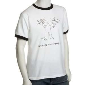 Jack Links Apparel White Messin with Sasquatch, Medium T Shirt 