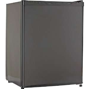   ft. Black Mid Size Refrigerator with Platinum Door (Small Appliances