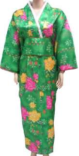 Red Traditional Yukata Japanese Kimono Costume Dress  