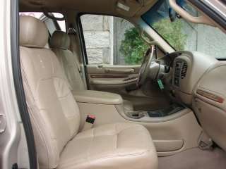   99 Lincoln Navigator Bucket Driver Side Bottom LEATHER Seat Cover TAN