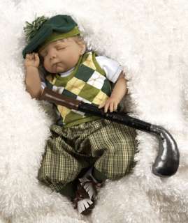 Future Golfer, 19 Real Lifelike Baby Boy Doll in Vinyl  