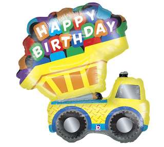Dump Truck 33 balloons Birthday Party Decorations Gift  