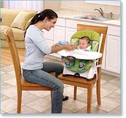 Fisher Price Space Saver High Chair, Scatterbug Baby