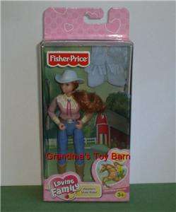 Fisher Price Loving Family Dollhouse WESTERN STYLE RIDER 2002 NEW 