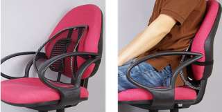 2X Mesh Car Massage Seat Chair Lumbar Support Cushion  