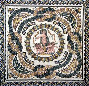 Greek Mythology Marble Mosaic Art Tile Wall or Floor  