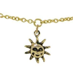 Belly Chain 14k Gold Plated Adjustable with Sun Charm   BC32