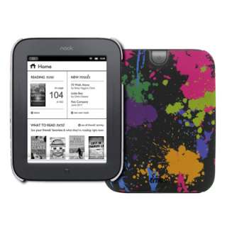 for Barnes and Noble Nook Paint Splatter Hard Protective Stealth Case 