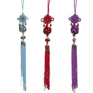 Decorative Chinese Ornamental Knot with Bells & Tassel  