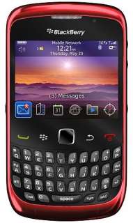 NEW Blackberry CURVE 9300 Unlocked GSM 3G WIFI Smartphone~Red  