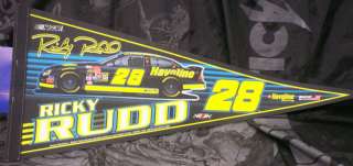 Ricky Rudd Limited Edition NASCAR Auto Racing Pennant  