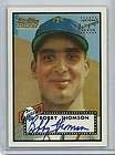 2001 Topps BOBBY THOMSON Certified Auto Signed Card  