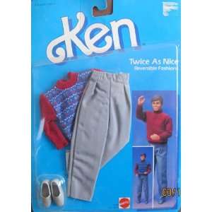 Barbie KEN Fashion Twice As Nice Gray Pants 1985