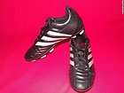 Adidas Girls Boys Soccer Cleats Black Silver Size UK 5.5 US 6 Youth