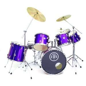  HB Predator2.0 7 Drum Set Complete Sale FREE Ship Purple 
