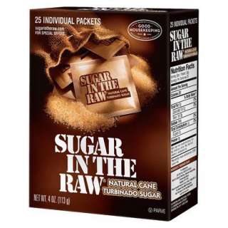 Sugar in the Raw Natural Cane Turbinado Sugar Packets 25 ctOpens in 