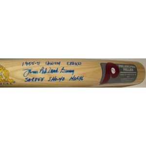   Bunning Autographed Bat   Cooperstown STAT JSA   Autographed MLB Bats