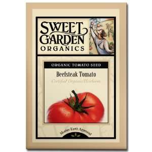  Beefsteak Tomato   Certified Organic Heirloom Seeds Patio 