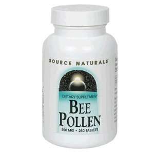  Source Naturals Bee Pollen 500mg, 250 Tablets Health 