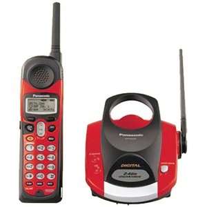    TG2216RV 2.4 GHz GigaRange Digital Cordless Phone (Red) Electronics
