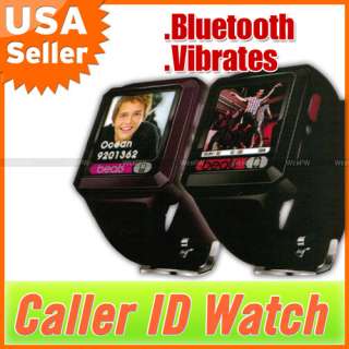 Bluetooth Watch w/ Vibration Caller ID Picture Display  