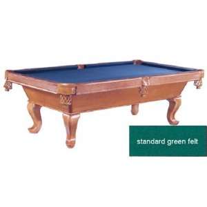  Tahoe Solid Maple 8 foot Pool Table   Honey Finish   Green 