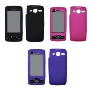 EMPIRE LG EXPO 3 Pack of Silicone Skin Case Covers (Black 