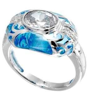  Blue Nile Sterling Silver Fancy Ring, Expertly Crafted 