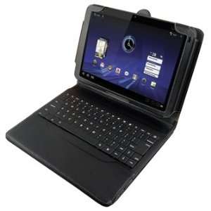  Motorola Xoom Bluetooth Keyboard Leather Folio Case 