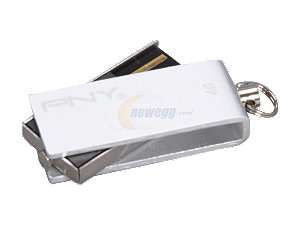   Attaché 4GB USB 2.0 Flash Drive (Silver) Model P FDU4GBSV EF/SIL