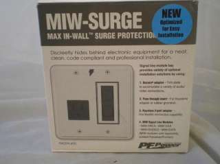    Furman Power MIW SURGE Max In Wall Surge Protection System  