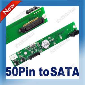   50 Pin JAE to SATA Serial ATA Adapter DVD CD ROM Slim Notebook Hot