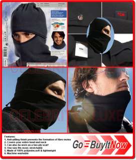   Ninja Headpiece Hat Cap Mask Scarf SWAT Police Ski Winter Hood Costume