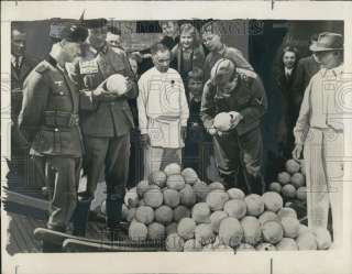   Hitlers invaders in Holland where they inspect Edam cheese.  