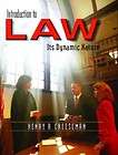 Introduction to Law Its Dynamic Nature NEW