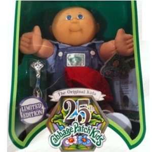  Cabbage Patch Kids 25th Anniversary Doll Blue Eyes Bald 