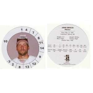  Cadaco All Star Baseball Game Card Disk John Smoltz 
