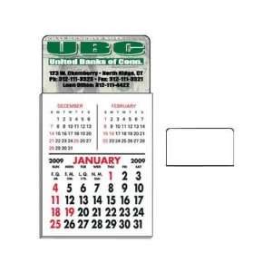  Calendar with rounded corners on top magnet 2 15/16 x 1 