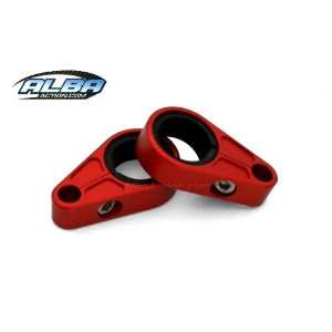  All Years Can Am DS450 ATV Brake Line Clamps [Red 