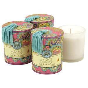   Works Paisley Soy Wax Candle Set, 3 Candles