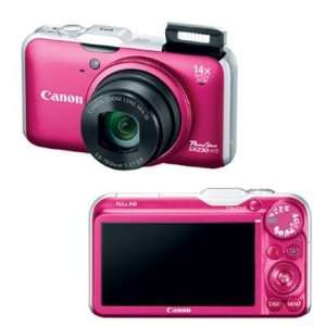  Canon Cameras PShot SX230HS 12.1MP HD Red 