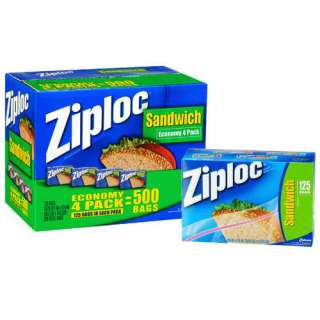 500 ct. Ziploc Sandwich Economy Bags Lunch box snacks  