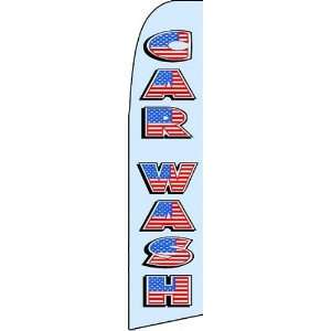 CAR WASH Swooper Feather Flag 