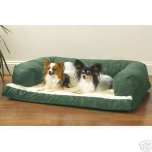  Beasley Pet Dog Cat Couch Bed MEDIUM Sage Poly Suede 
