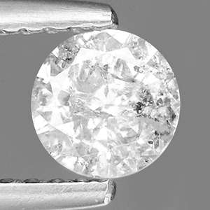 46cts,5mm Round White H Color Natural Loose Diamond  