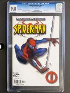 Ultimate Spider Man #1 MARVEL 2000 CGC 9.8 NM/MT   RAREST White Cover 