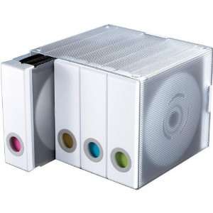   /White Parade Series Stackable 96 CD Storage