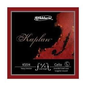   Kaplan 4/4 Size Heavy Cello Strings 4/4 Size C String 